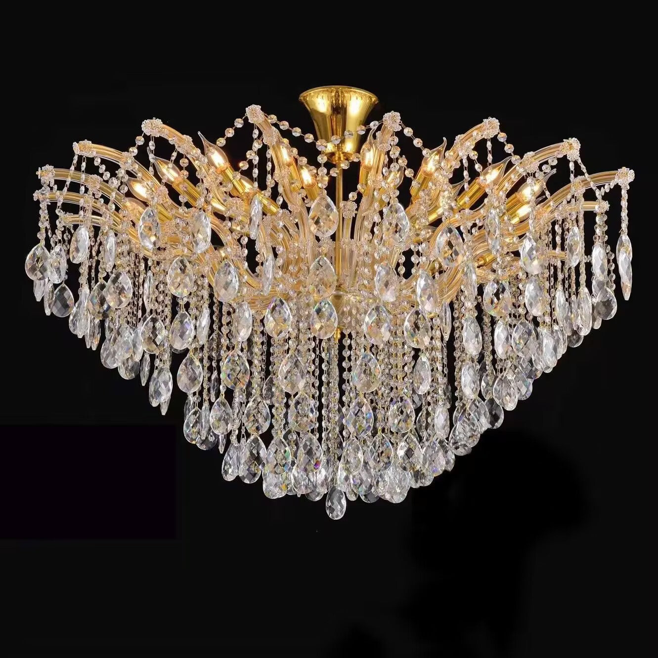 European Crystal Chandelier LED Lighting