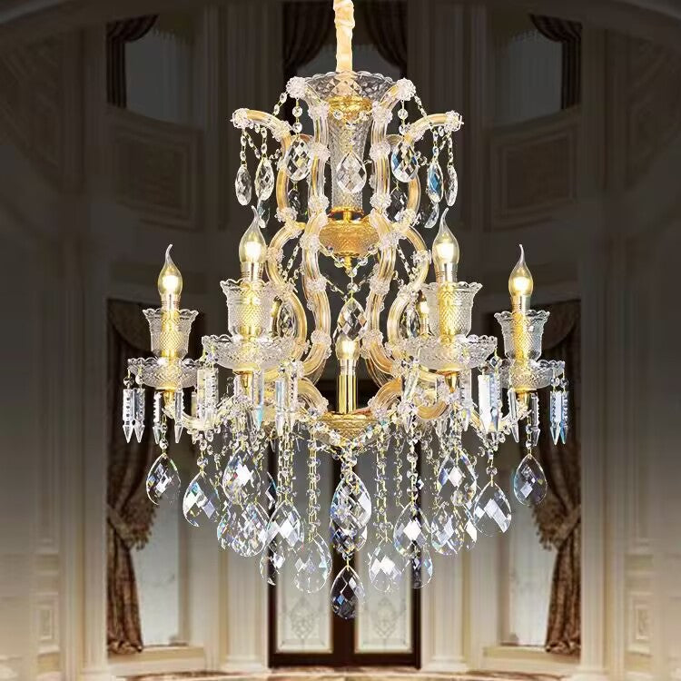 European Crystal Chandelier LED Lighting