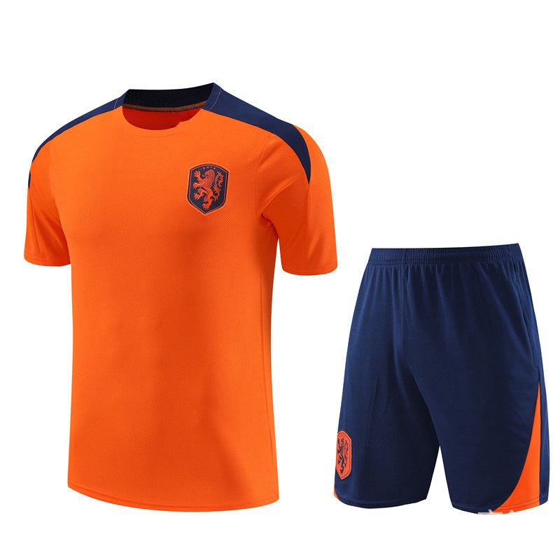 European Cup football team training short-sleeved uniform
