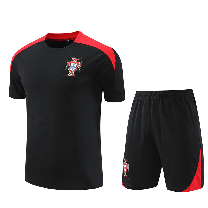European Cup football team training short-sleeved uniform