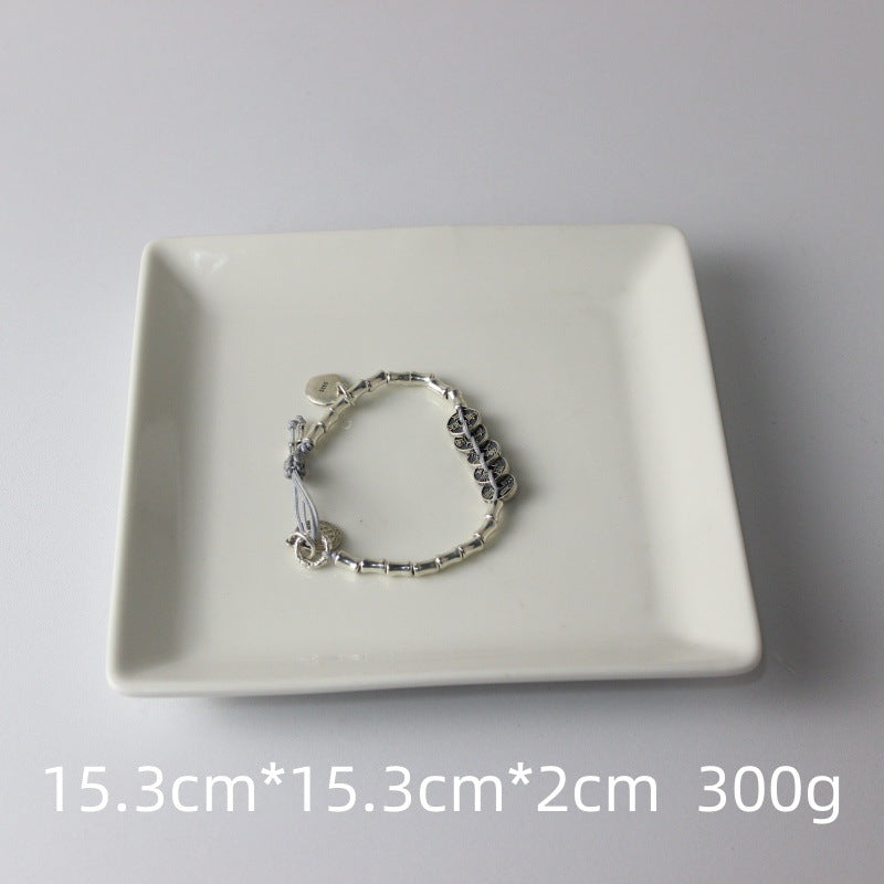 European Hexagonal Ceramic Jewelry Display Tray