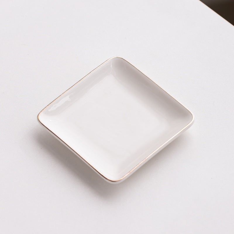 European Hexagonal Ceramic Jewelry Display Tray