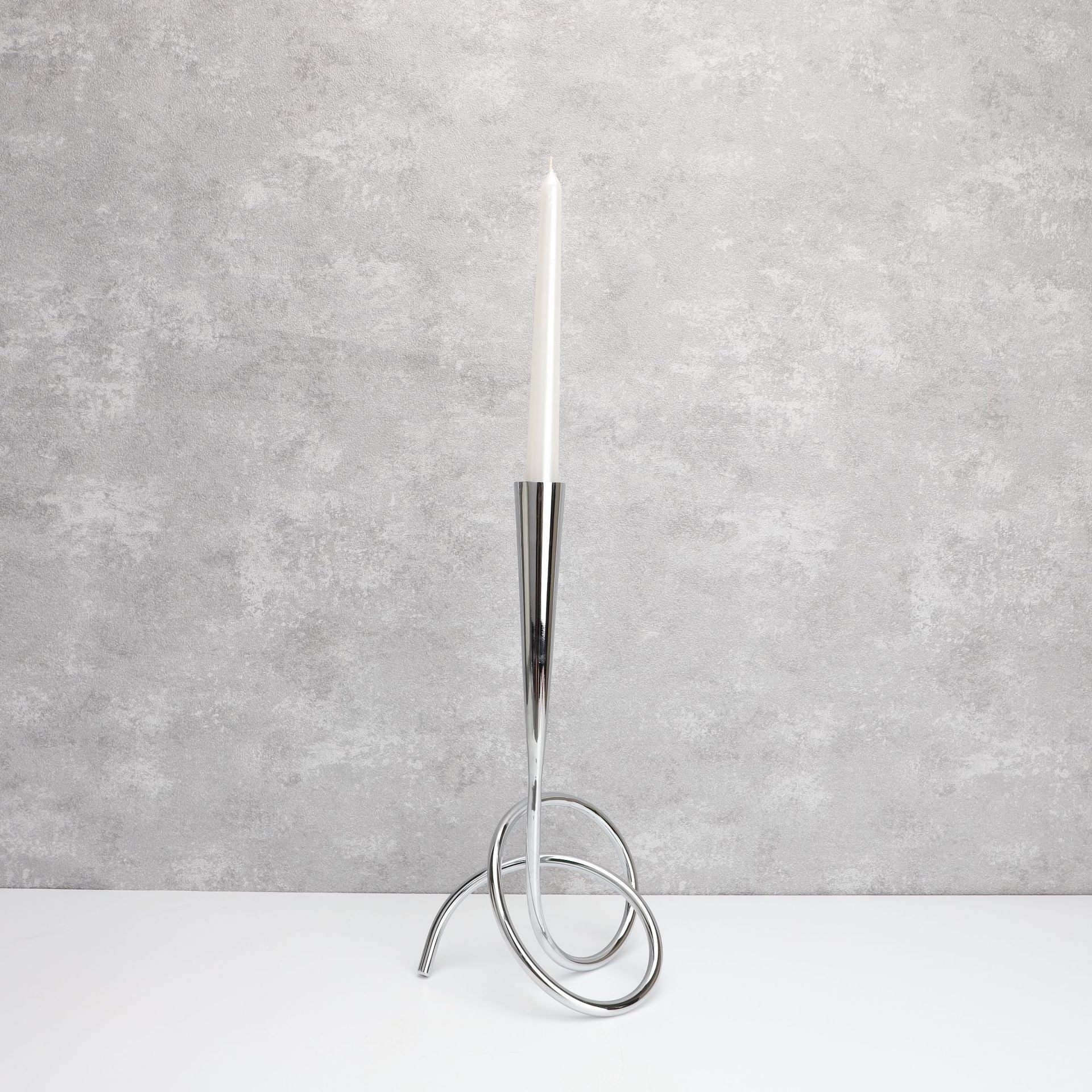 European Metal Winding Candlestick Home Decor