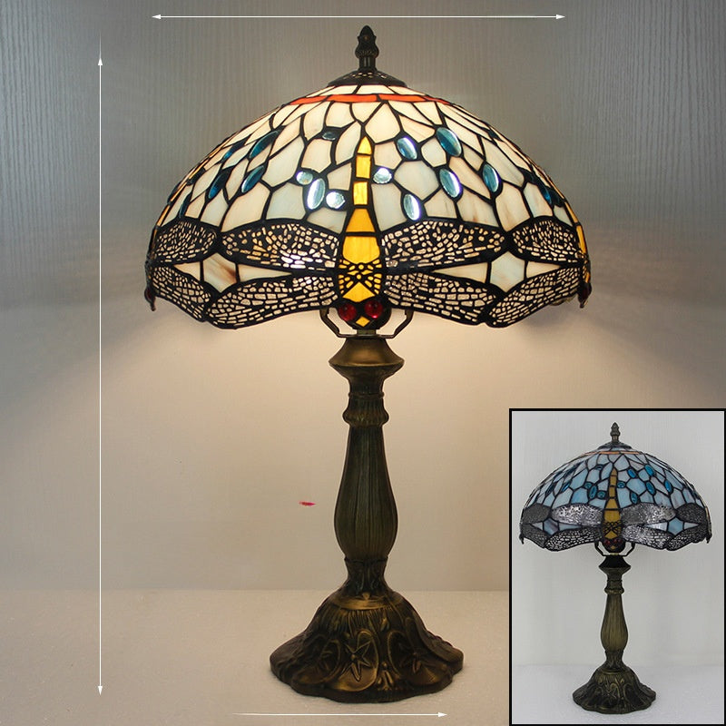 European Retro Table Lamp with Decorative Designs