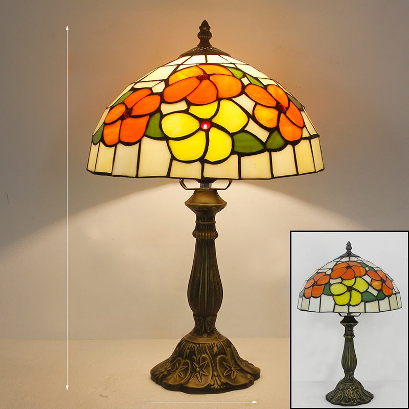 European Retro Table Lamp with Decorative Designs