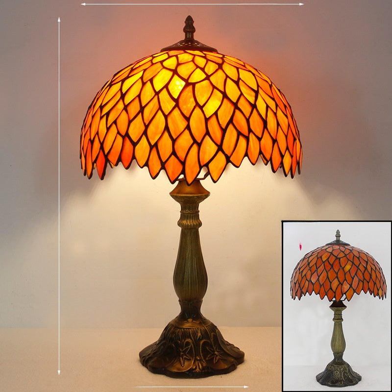 European Retro Table Lamp with Decorative Designs