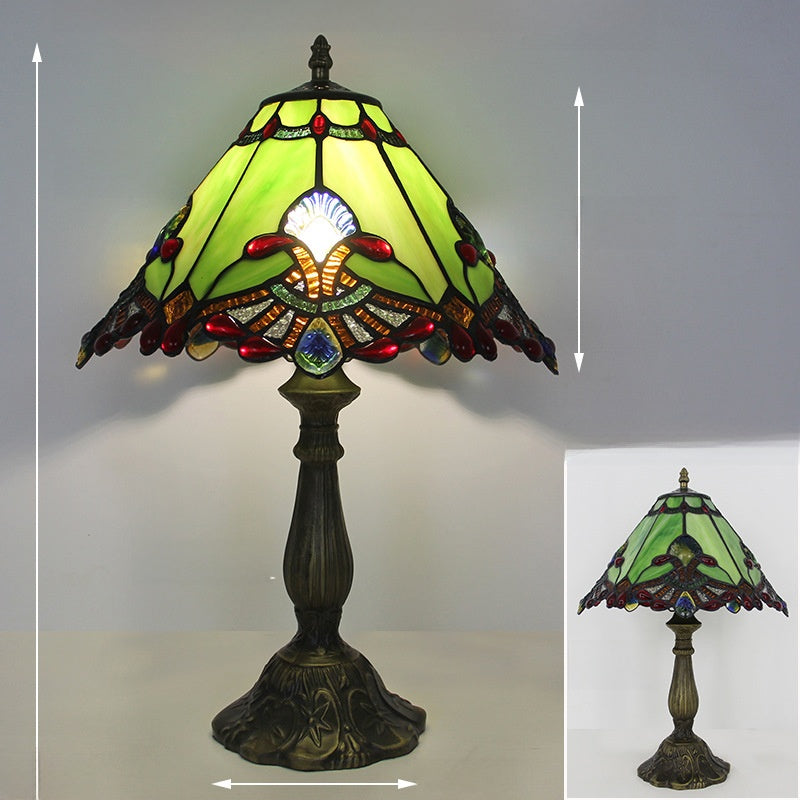 European Retro Table Lamp with Decorative Designs