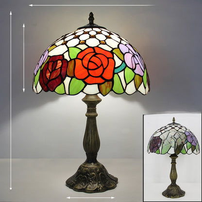 European Retro Table Lamp with Decorative Designs