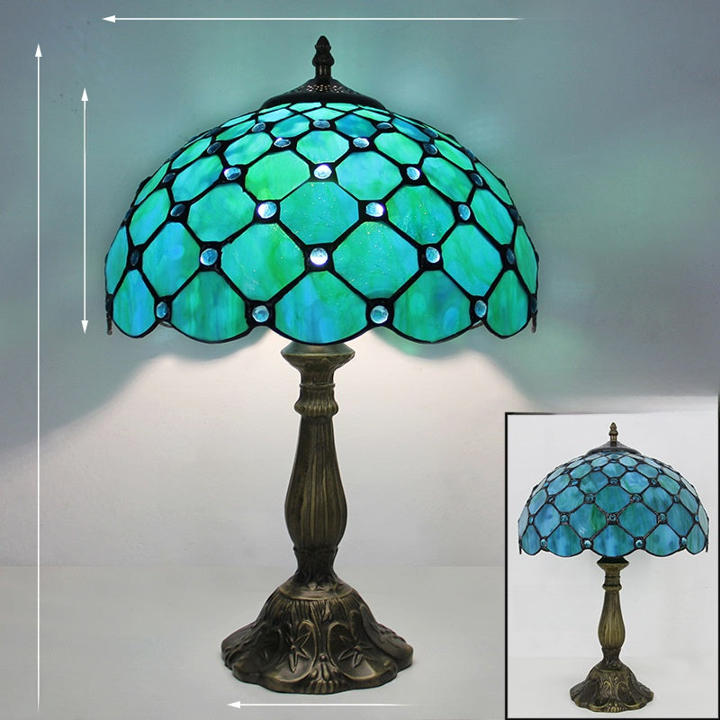 European Retro Table Lamp with Decorative Designs