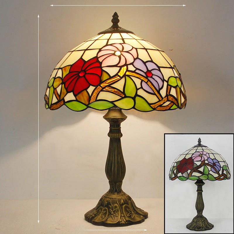 European Retro Table Lamp with Decorative Designs