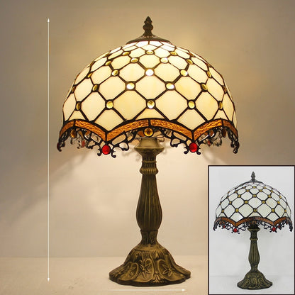 European Retro Table Lamp with Decorative Designs