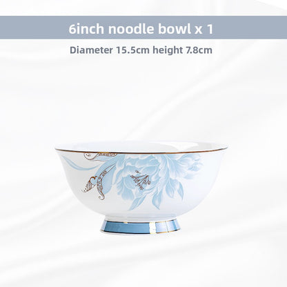 European Style Bone Bowl and Chopsticks Set