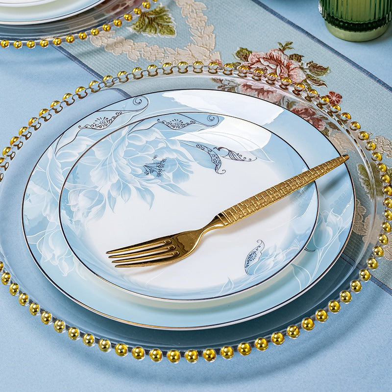 European Style Bone Bowl and Chopsticks Set