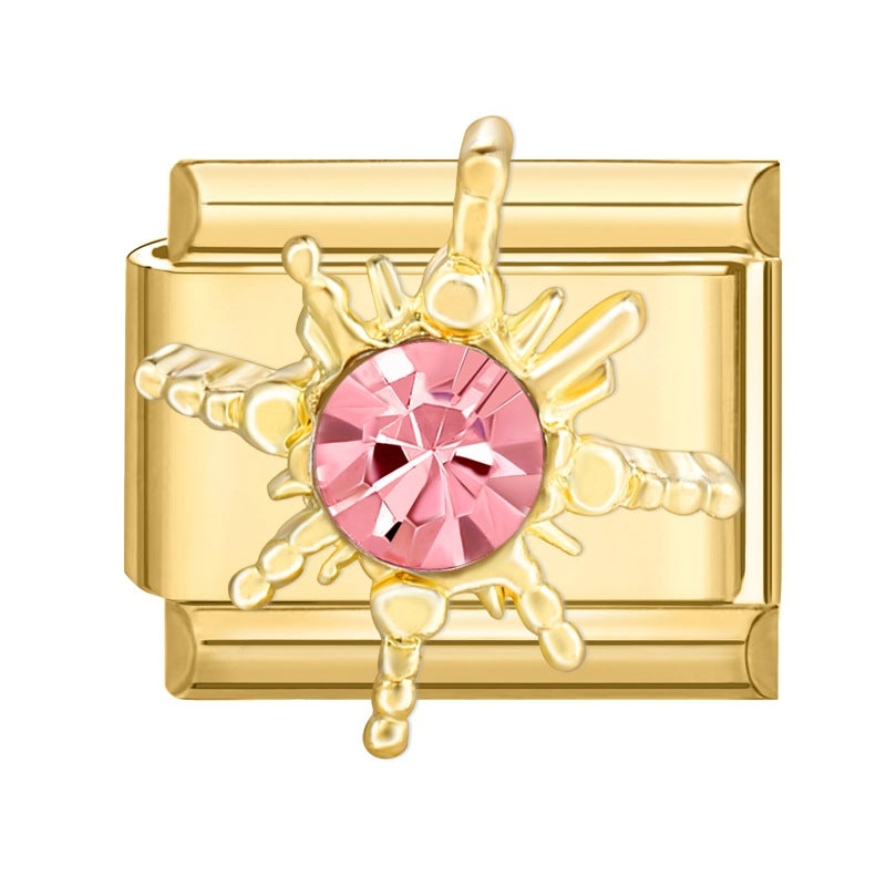European Style Butterfly Pearl Charm