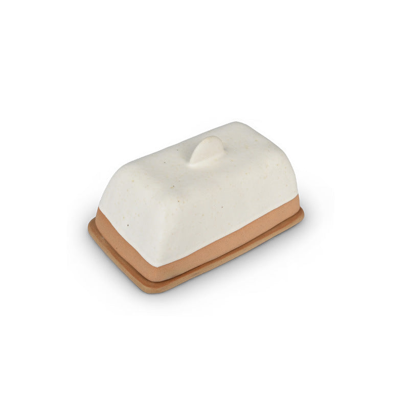 European Style Ceramic Butter Dish with Lid