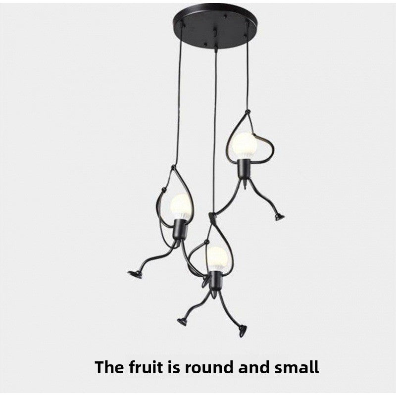 European-style figurine chandelier