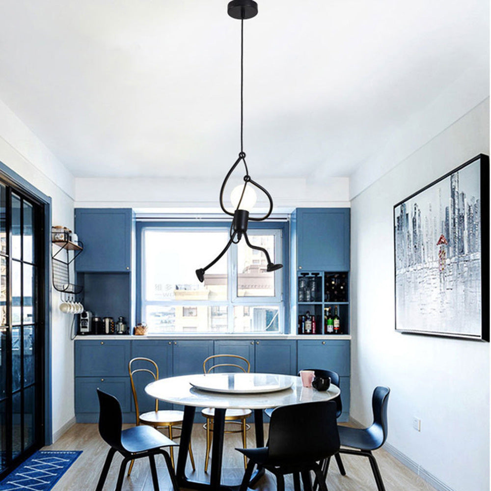 European-style figurine chandelier
