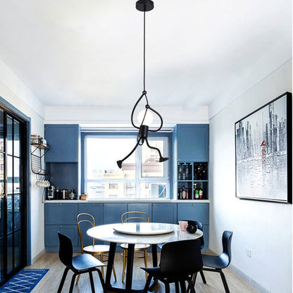 European-style figurine chandelier