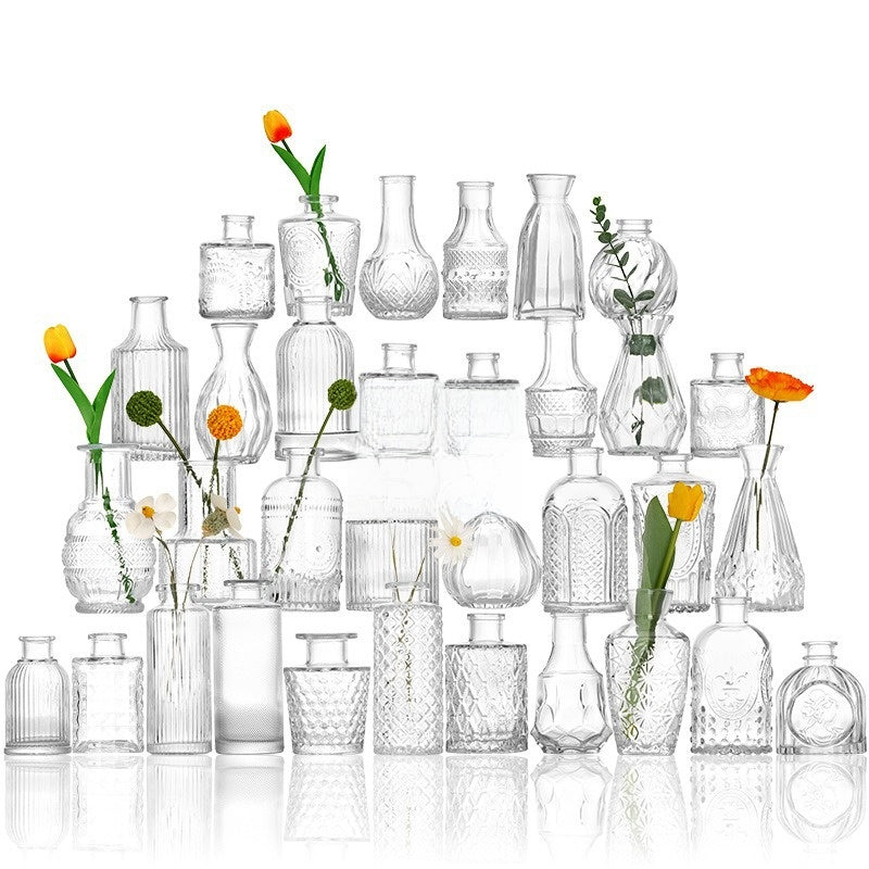 European Style Glass Decorative Vases