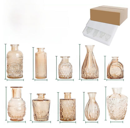 European Style Glass Decorative Vases