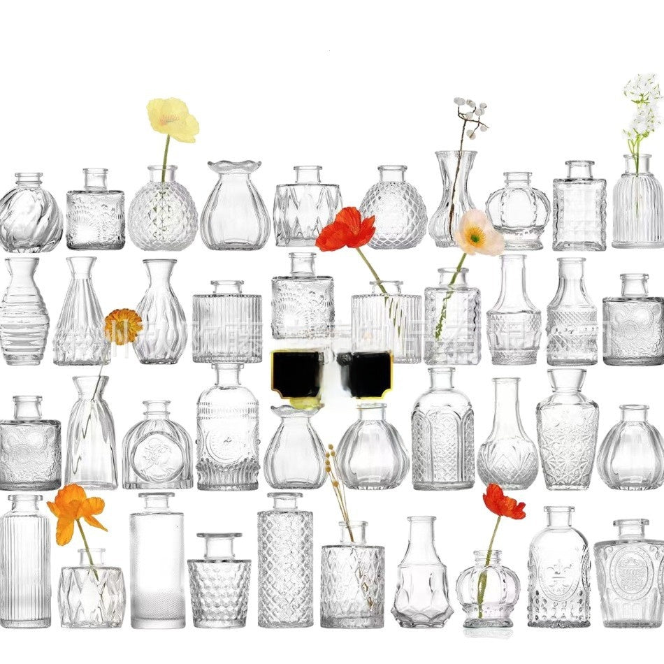 European Style Glass Decorative Vases