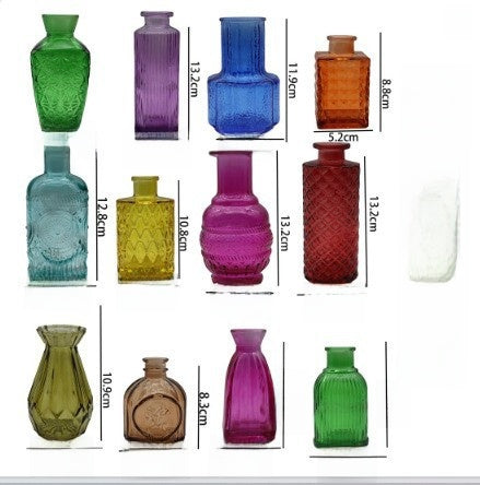 European Style Glass Decorative Vases