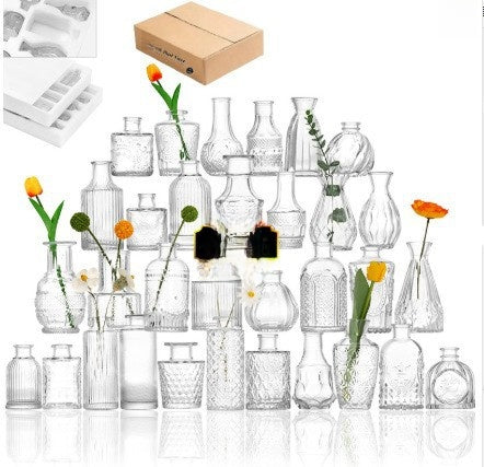 European Style Glass Decorative Vases