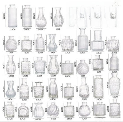 European Style Glass Decorative Vases