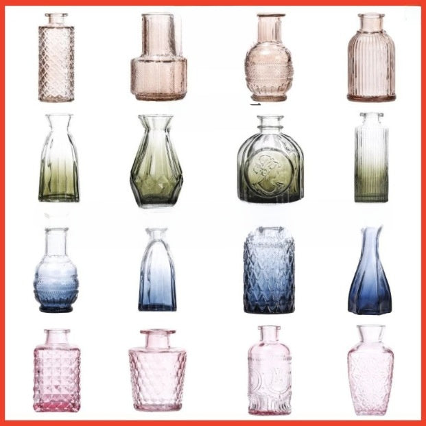 European Style Glass Decorative Vases
