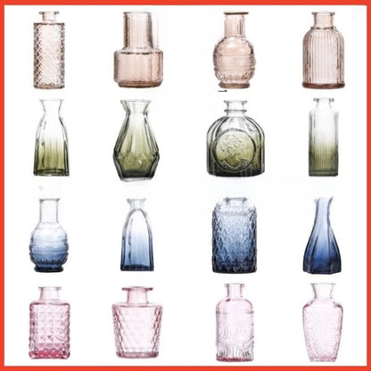 European Style Glass Decorative Vases