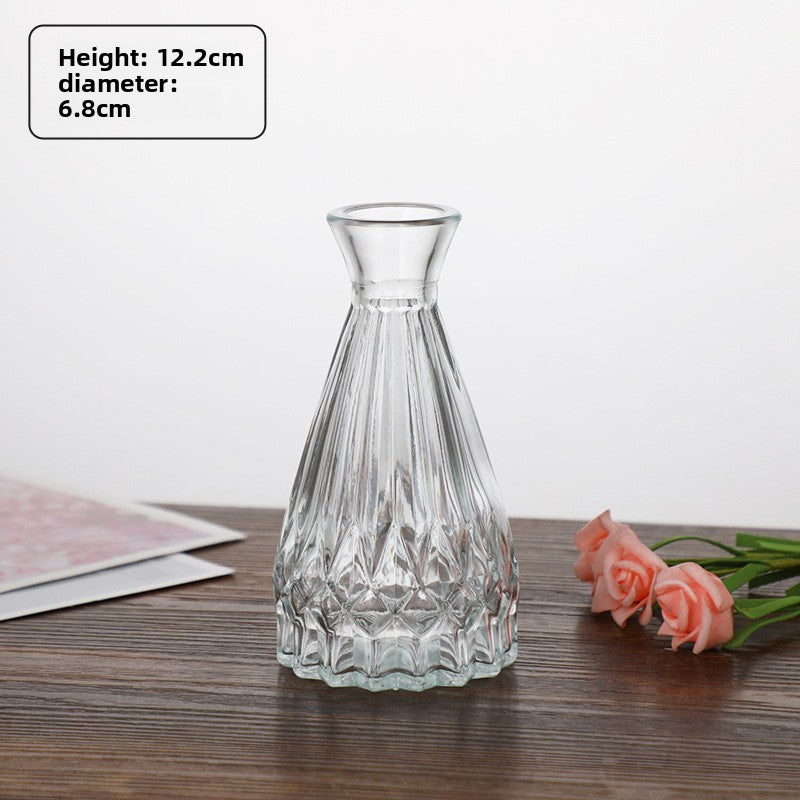 European Style Glass Decorative Vases