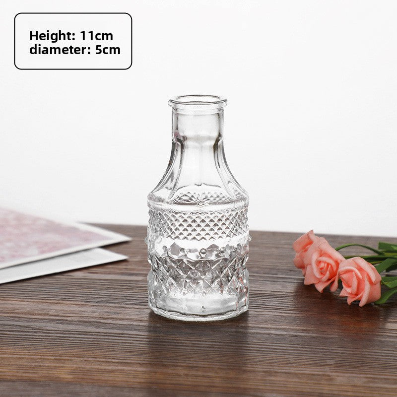 European Style Glass Decorative Vases
