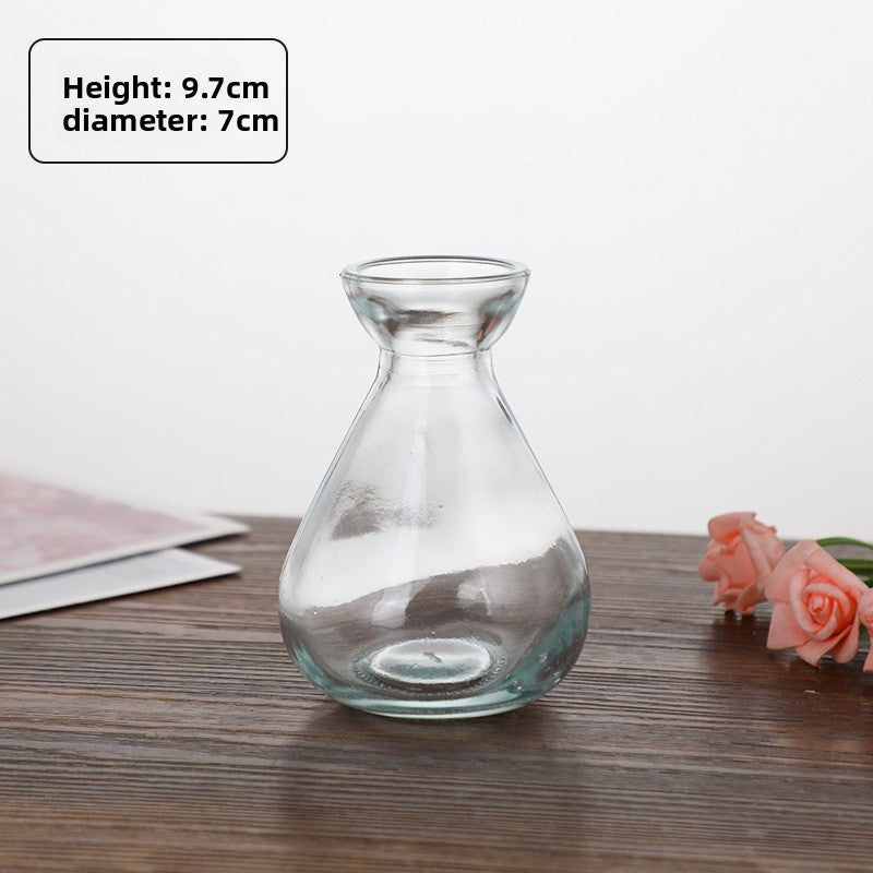 European Style Glass Decorative Vases
