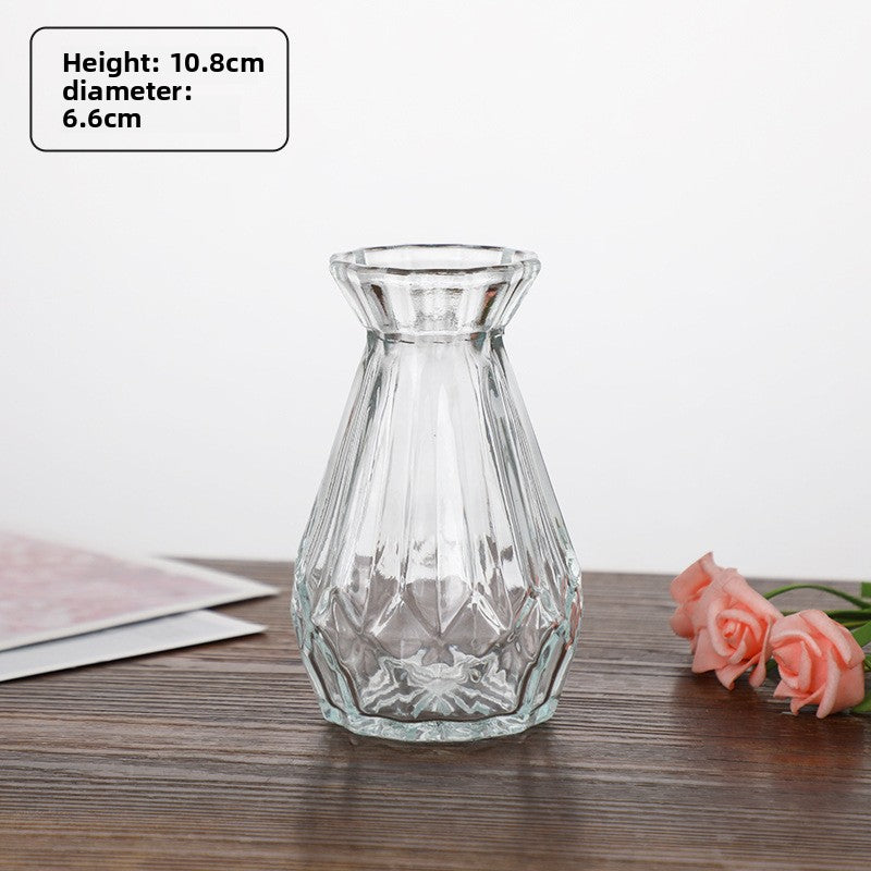 European Style Glass Decorative Vases