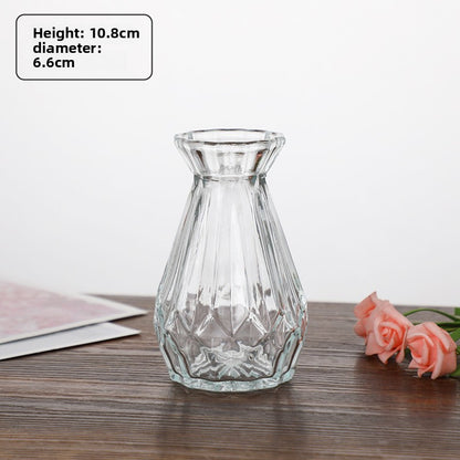 European Style Glass Decorative Vases