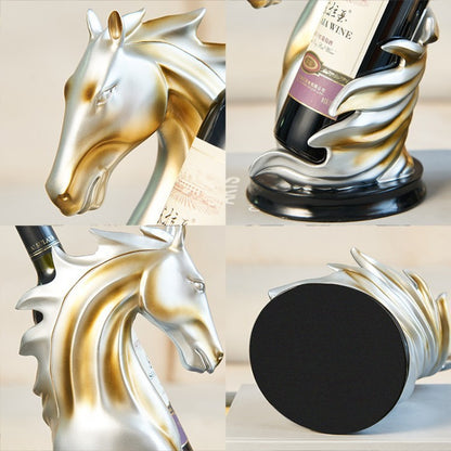European Style Horse Wine Rack Ornament