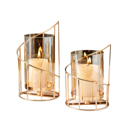 European Style Iron Candlestick Holder
