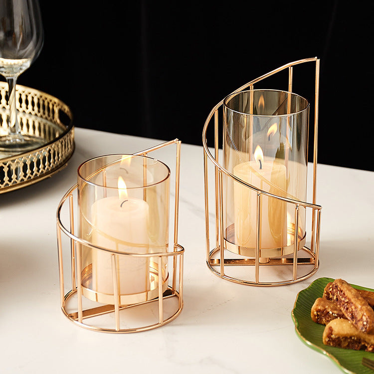 European Style Iron Candlestick Holder