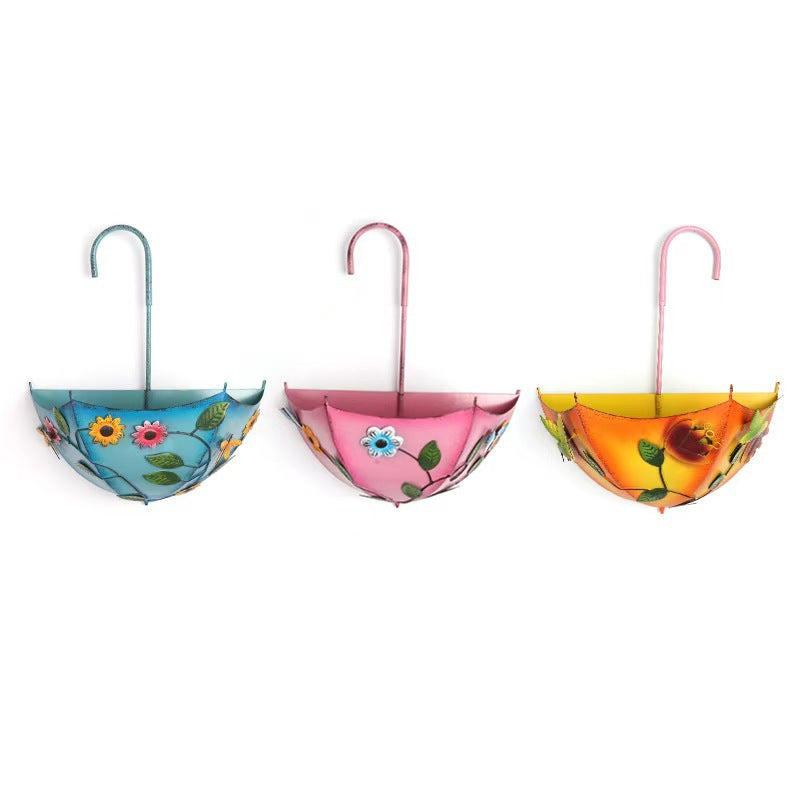 European Style Iron Wall Hanging Flower Basket