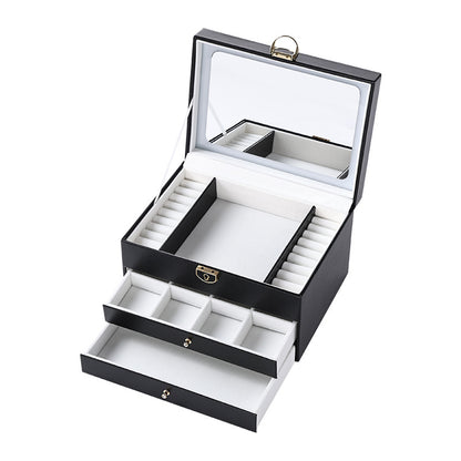 European-style multi-layer jewelry storage box