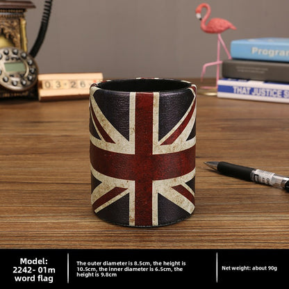 European Style Retro Fake Book Pen Holder Wooden Desktop Decor