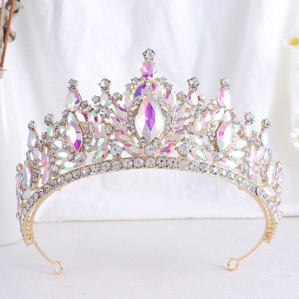 European Style Rhinestone Wedding Bride Crown