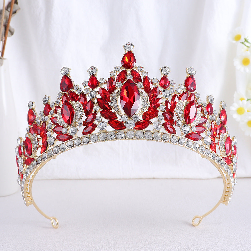 European Style Rhinestone Wedding Bride Crown