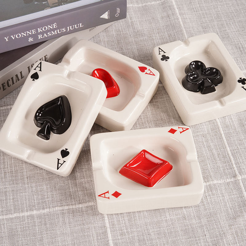 European-style simple ceramic fashionable ashtray