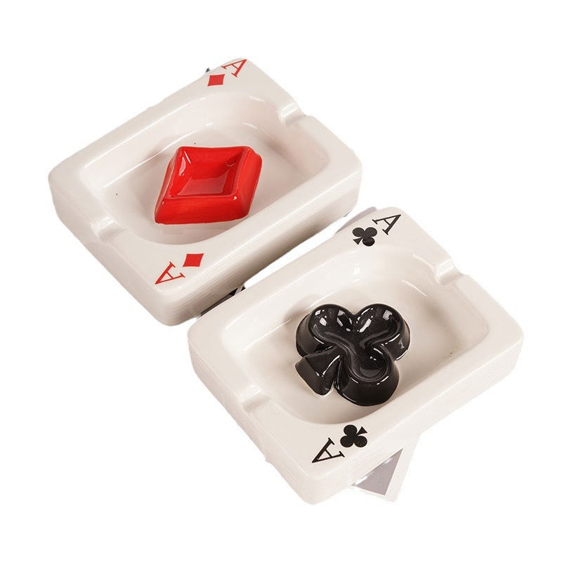 European-style simple ceramic fashionable ashtray