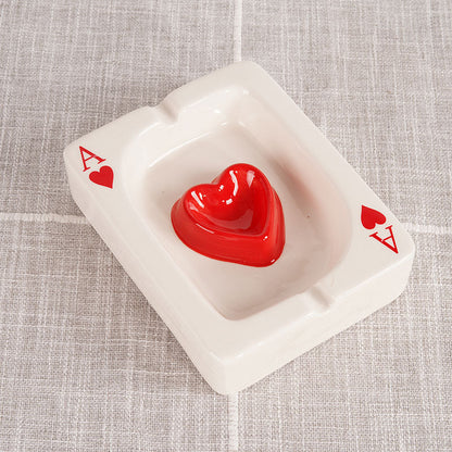 European-style simple ceramic fashionable ashtray