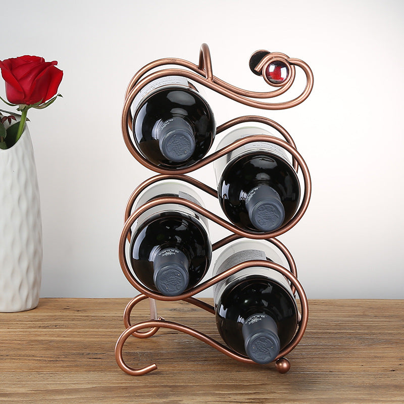 European-style wine rack decoration piece