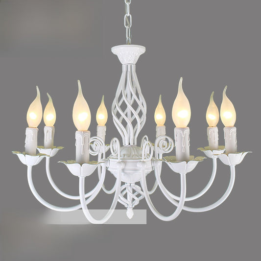 European-style wrought iron chandelier