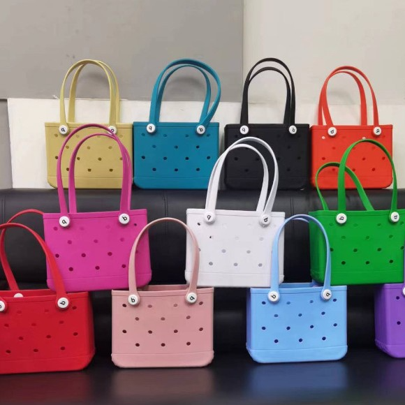 EVA Beach Handbag Lightweight Waterproof Shoulder Bag