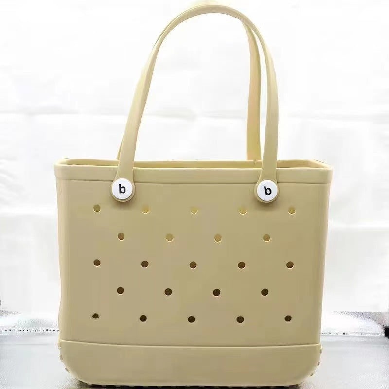EVA Beach Handbag Lightweight Waterproof Shoulder Bag